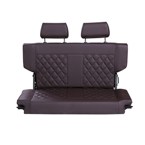 Auto Folding Sport Car Seats Leather Jeep Rear Seat