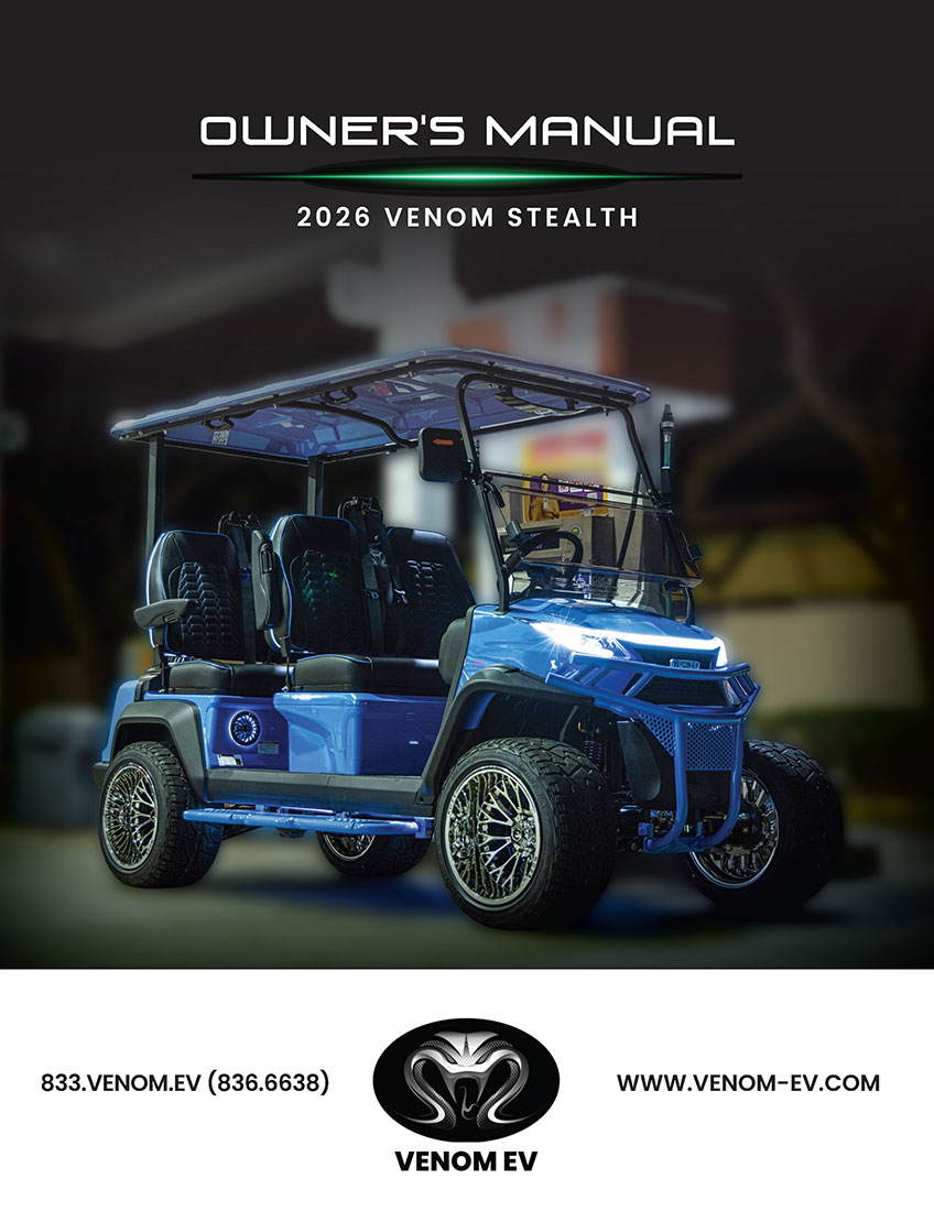 Venom EV Stealth Forward Facing SUV Model User Guide